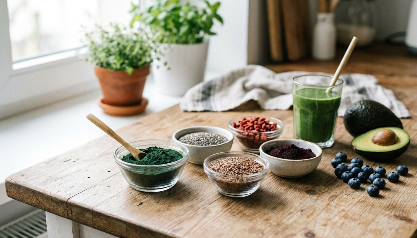 Comparaison nutritionnelle : spiruline vs autres superaliments
